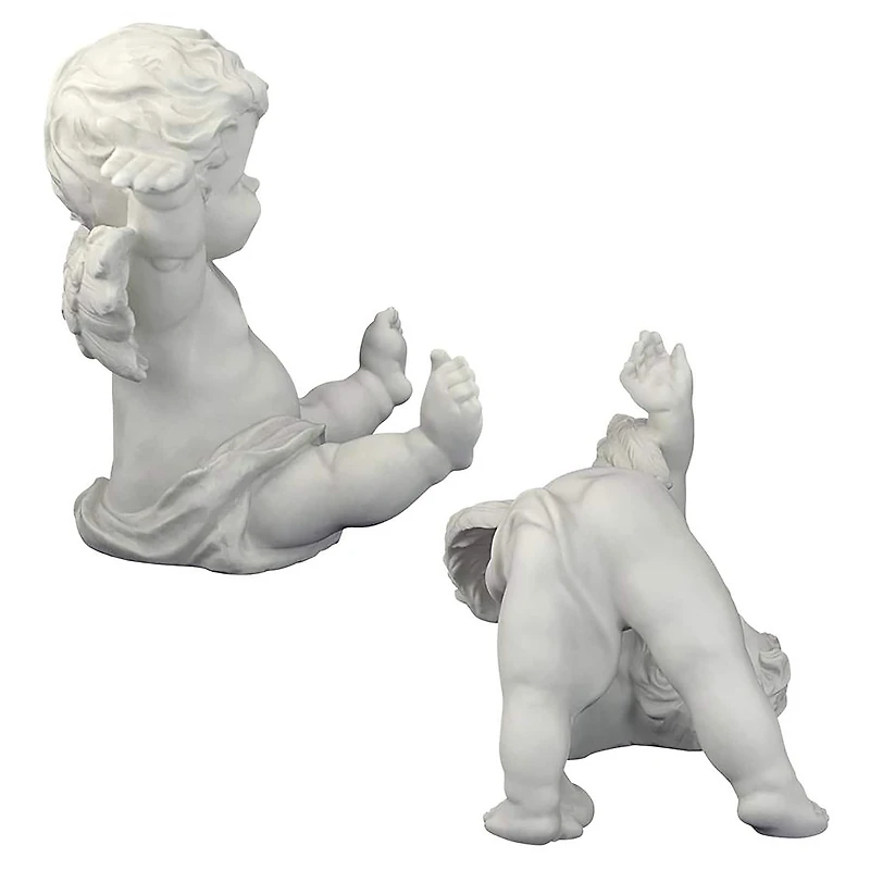 Design Toscano Topsy and Turvey the Cherub Twins Statues Set