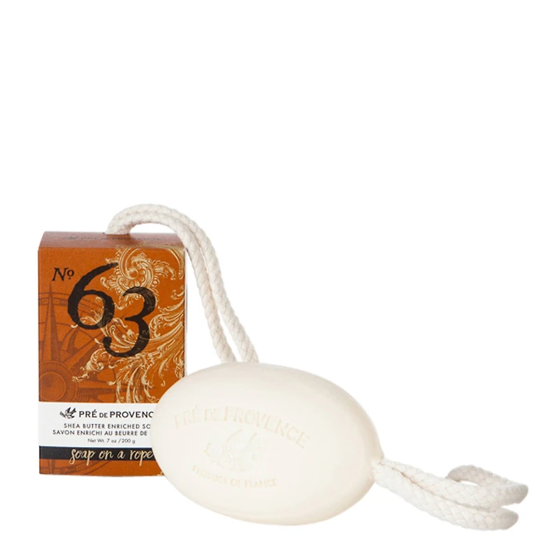 European Soaps Men's No.63 Soap on a Rope