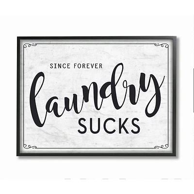 Stupell Industries Sassy Laundry Room Sign Funny Family Humor Framed Wall Art