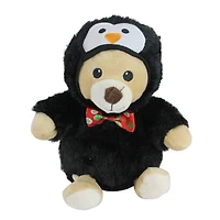 8" Teddy Bear Stuffed Animal Figures in Christmas Costumes