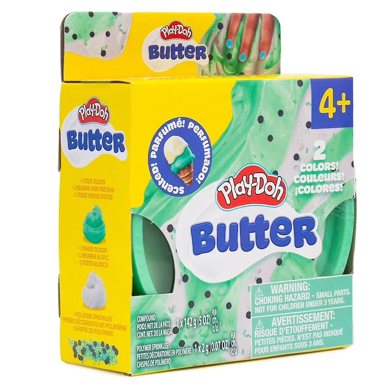 Play-Doh Green & White Mint Chocolate Chip Scented Butter Compound
