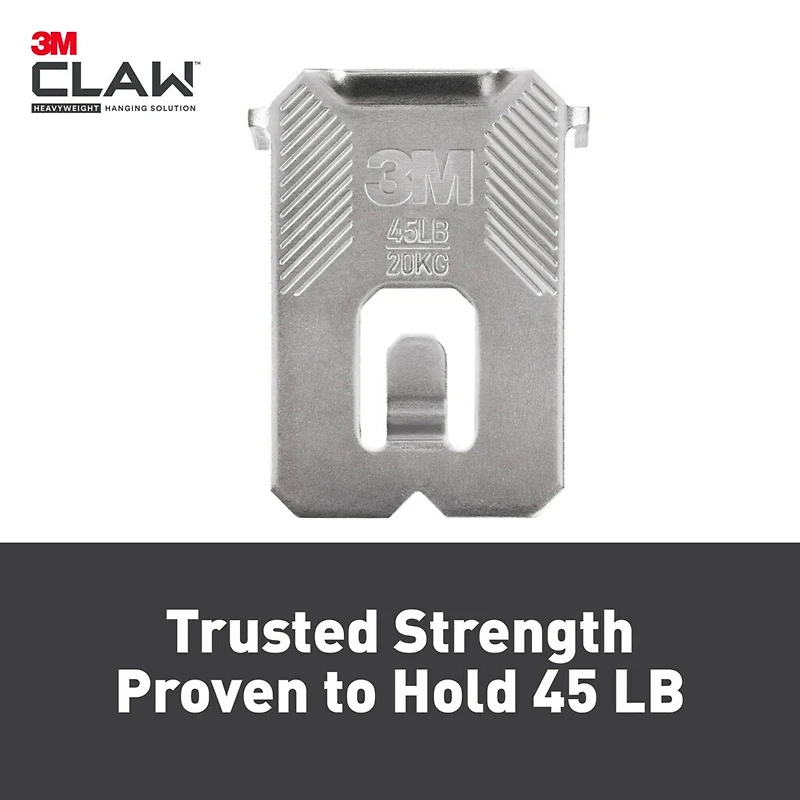 3M CLAW™ 45lb. Drywall Picture Hangers, 3ct.
