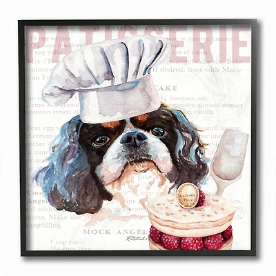 Stupell Industries Shih Tzu Dog Kitchen Bakery Pet Watercolor Painting, 12" x 12"