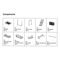 Gramercy Rolling Cart by Simply Tidy