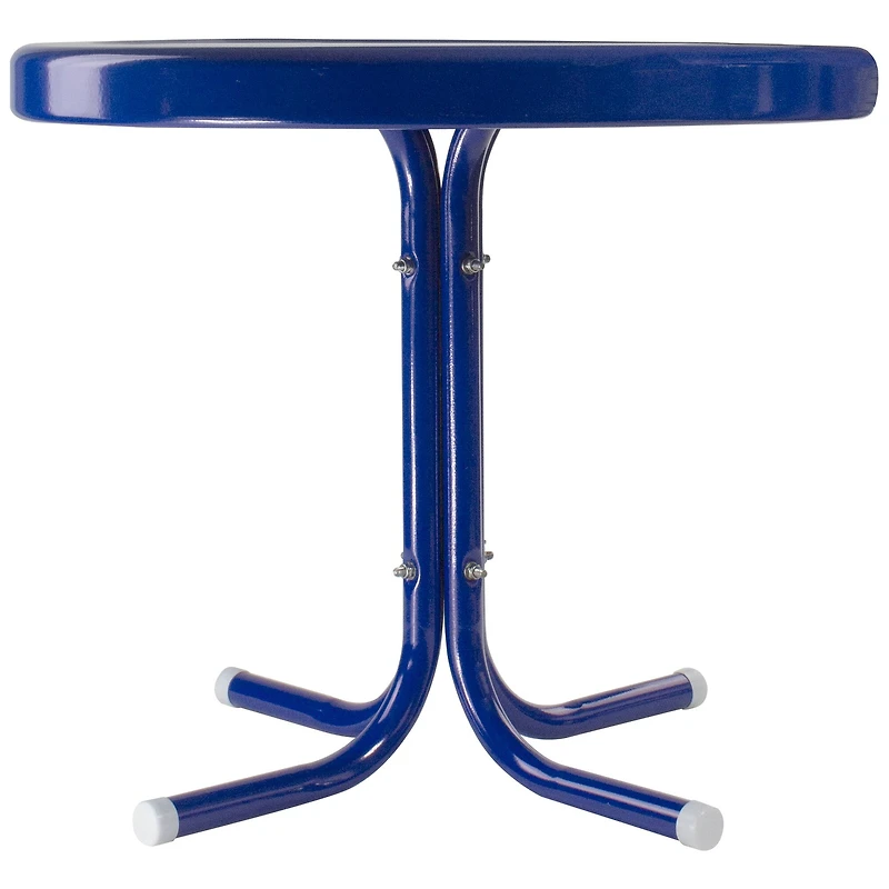 22" Outdoor Retro Tulip Side Table