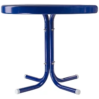 22" Outdoor Retro Tulip Side Table