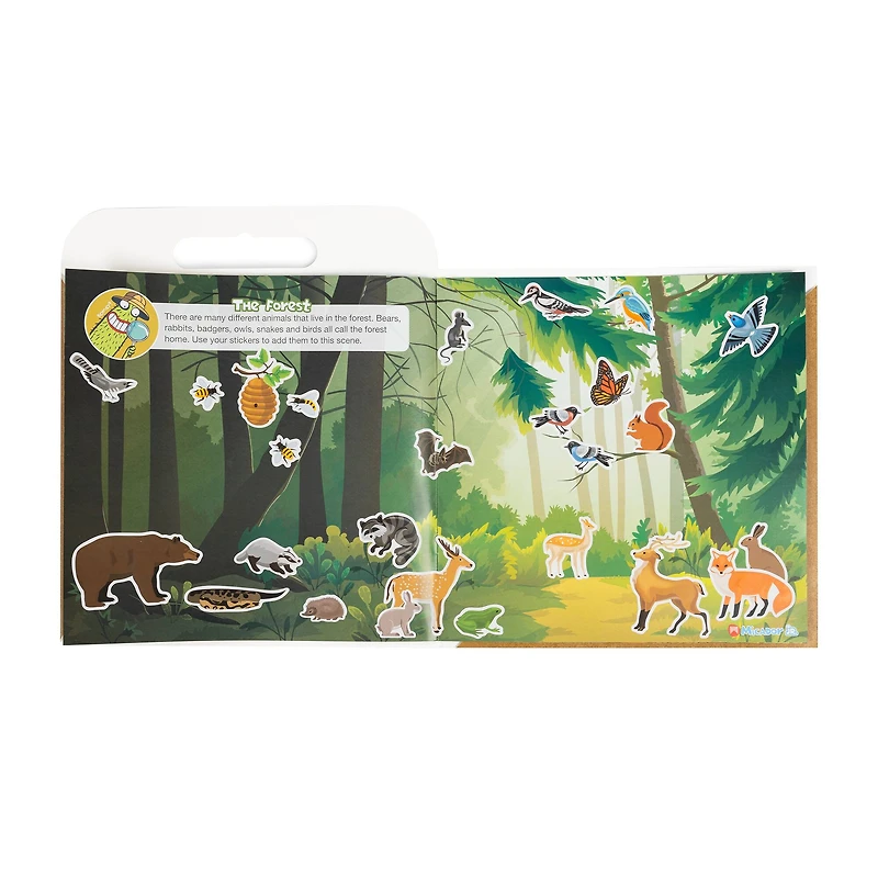 Micador jR. Reusable Sticker Activities Wildlife Pack