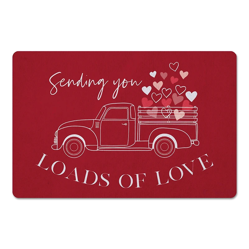 Loads of Love Truck 18" x 27" Floor Mat