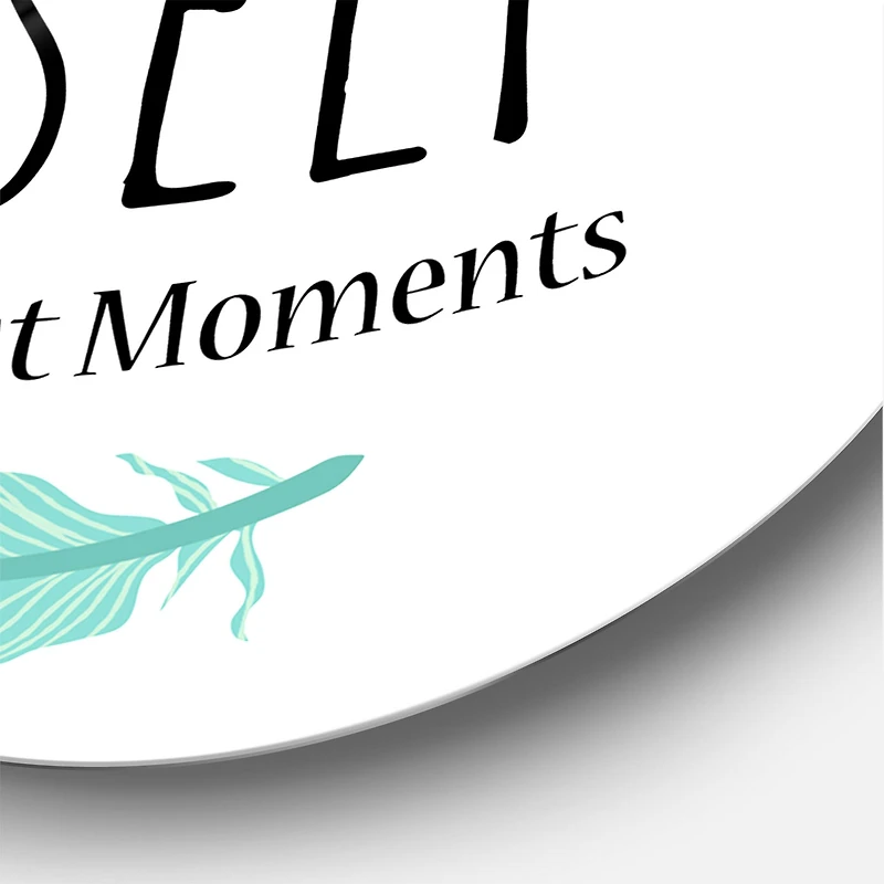 Designart - Believe In Yourself In On White