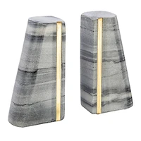 Hello Honey® 6" Modern Marble Bookend Set