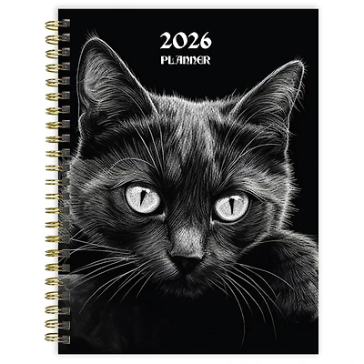 2026 Pretty Kitty Medium Weekly Monthly Planner