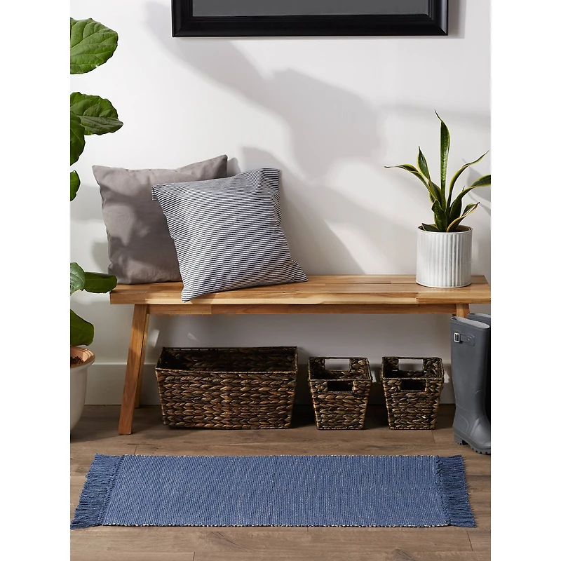 DII® 2-Tone Ribbed Rug