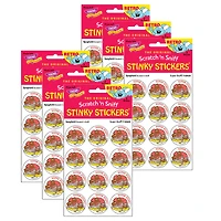 TREND Enterprises® Super Stuff! Spaghetti Scented Stickers, 6 Packs of 24