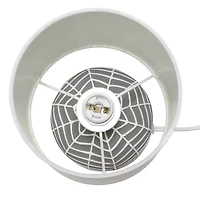 Simple Designs 10.43" Petite Webbed Waves Base Table Lamp