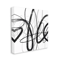 Stupell Industries Abstract Fluid Brush Strokes Distressed Pattern Wall Art