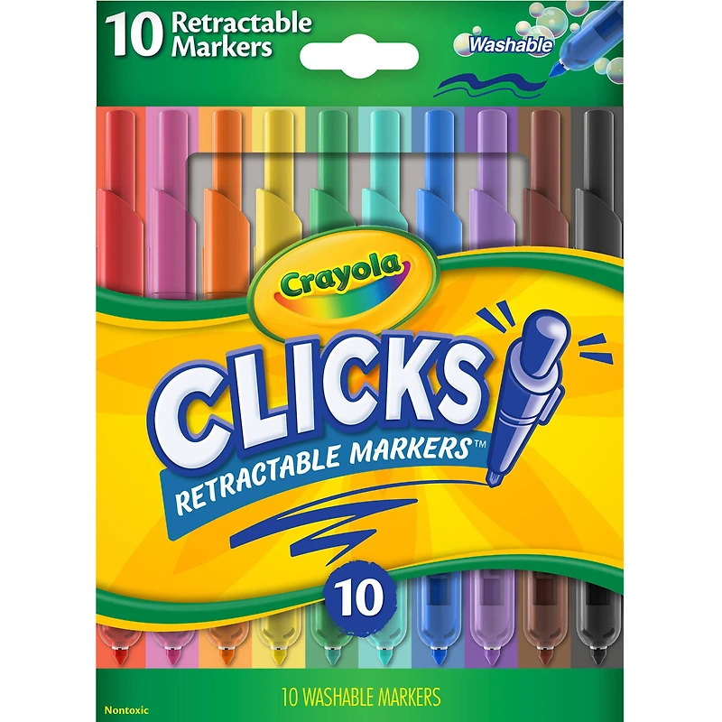 Crayola® CLICKS Retractable Markers™, 2 Packs of 10