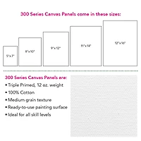 Strathmore® 300 Series White Canvas Panels