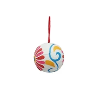 3" Pink Flower Ball Ornament by Ashland®