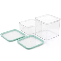 Martha Stewart Plastic Stackable Container Set with Lids