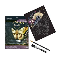 Brea Reese™ 9" x 12" Erie Night Scratch Art Paper Pad