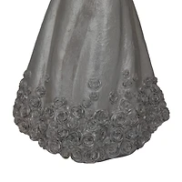 Set of 2 Grey Resin Traditional Sculpture, 22" x 11" x 6"