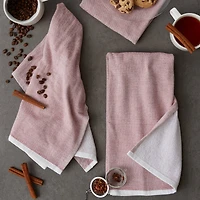 DII® Barn Red Chambray Terry Dishtowels, 3ct.