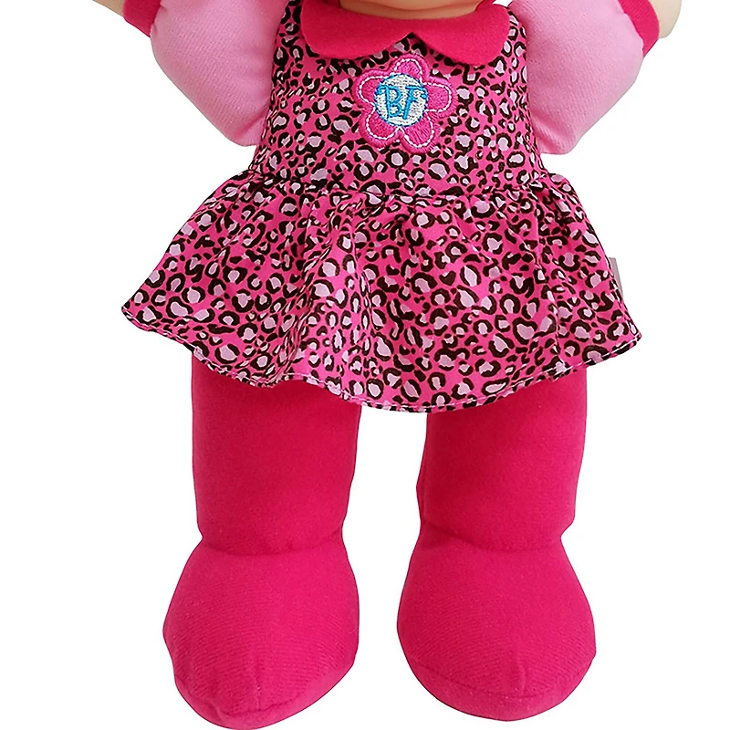 Goldberger Baby's First® Kisses™ 14" Baby Doll with Animal Print Top