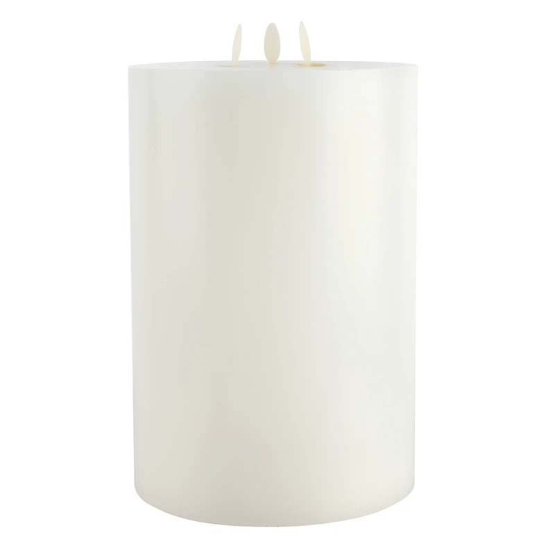 6" x 9" Oscillating Flame LED Pillar Candle by Ashland