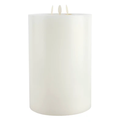 6" x 9" Oscillating Flame LED Pillar Candle by Ashland