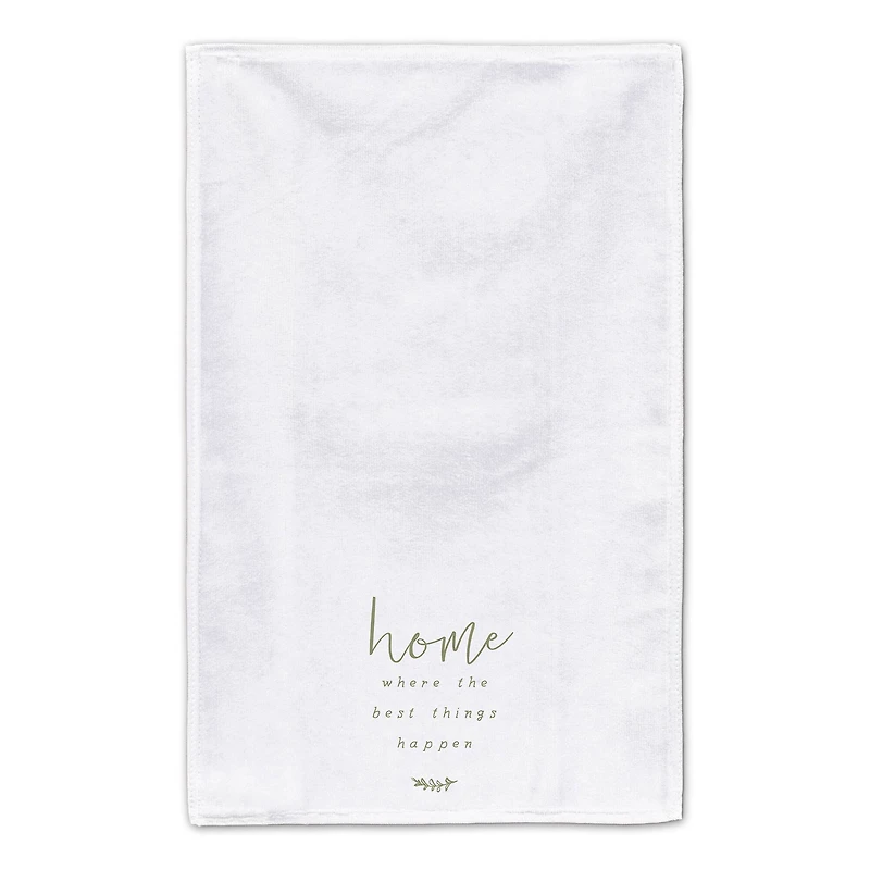 Yellow Daisy Pattern Home Tea Towel - Set of 2