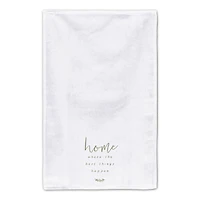 Yellow Daisy Pattern Home Tea Towel - Set of 2