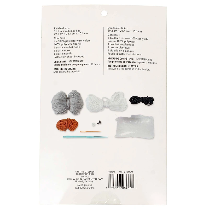 6 Pack: Intermediate Sloth Planter Crochet Kit by Loops & Threads®