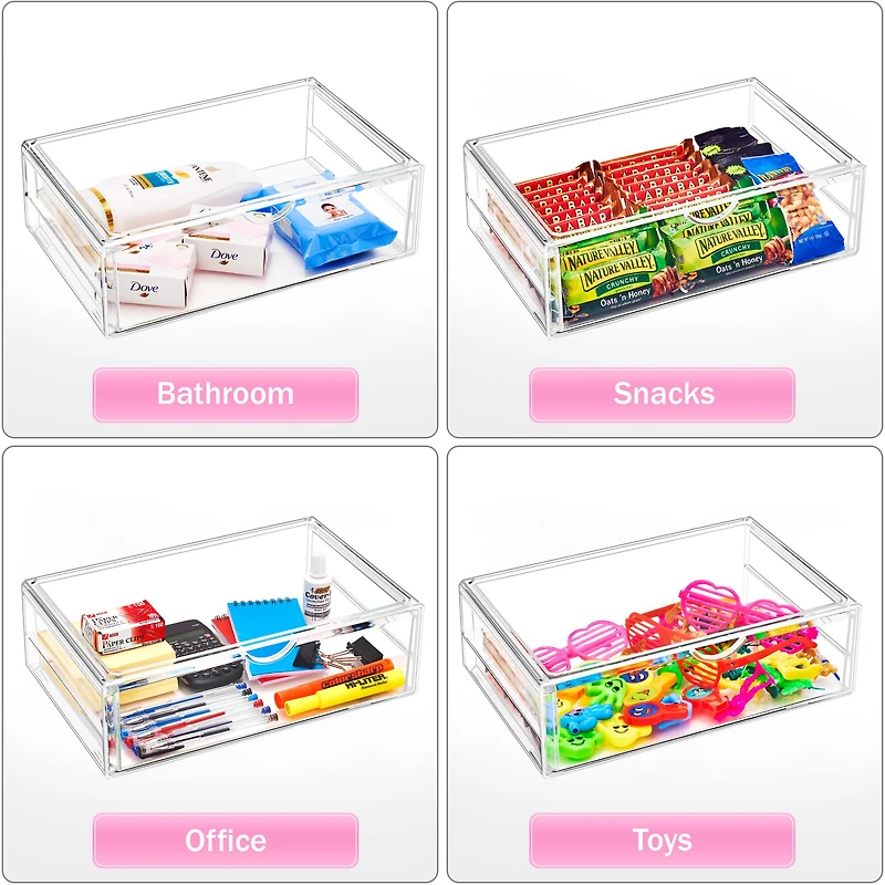 Sorbus 1-Drawer Extra Large Acrylic Cosmetic Organizer