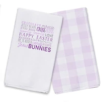 Easter Day Words Towel Set
