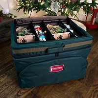 TreeKeeper 72ct. 4" Christmas Ornament Storage Box with Top Pocket