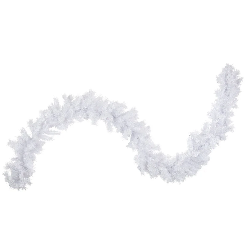 9ft. Icy White Iridescent Spruce Christmas Garland