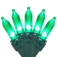 50ct. LED Mini Christmas String Lights with Green Wire