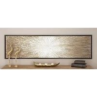 Brown Glam Abstract Canvas Wall Art