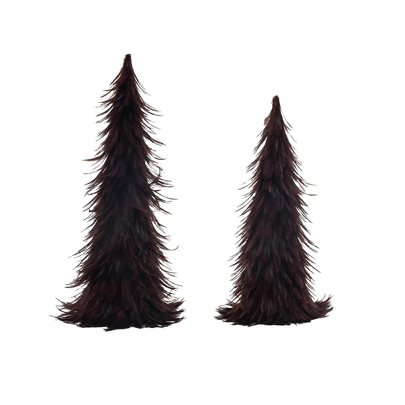 Hello Honey® Burgundy Feather Tree Décor Set