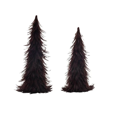 Hello Honey® Burgundy Feather Tree Décor Set