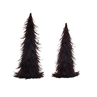 Hello Honey® Burgundy Feather Tree Décor Set