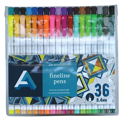 6 Packs: 36 ct. (216 total) Art Alternatives Fineline Pen Set
