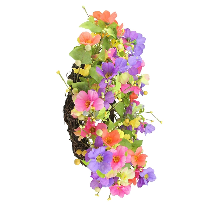 20" Bright Spring Floral Wreath