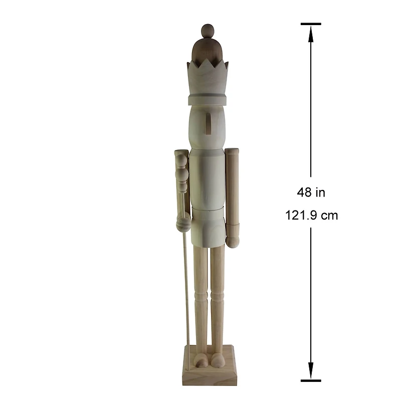 4ft. King DIY Wood Nutcracker by Make Market®