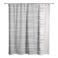 Jagged Line Shower Curtain
