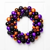 24'' Unlit Jack-O-Lantern Shatterproof Ball Ornament Halloween Wreath