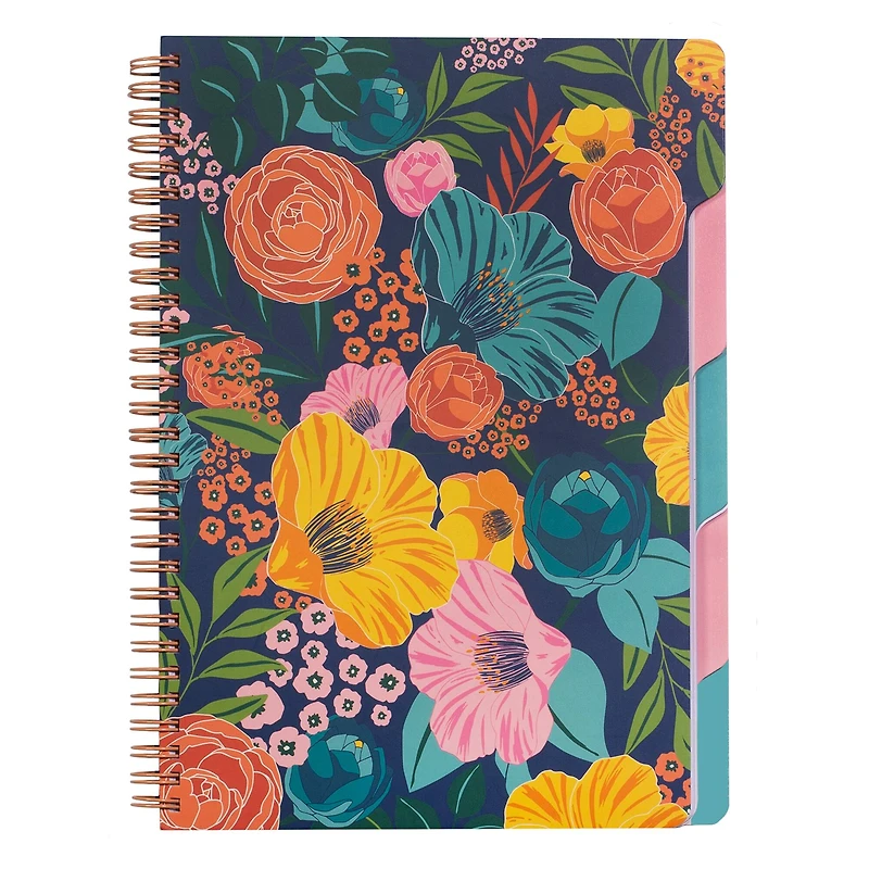 Steel Mill & Co.® Garden Blooms Spiral Subject Notebook