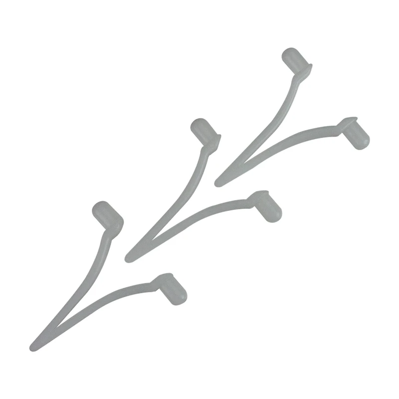 Pool Central White Replacement Butterfly Clips for Pool Cleaning Poles