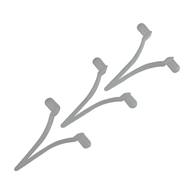 Pool Central White Replacement Butterfly Clips for Pool Cleaning Poles