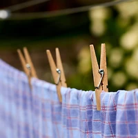 Household Essentials Classic Birchwood Clothespins